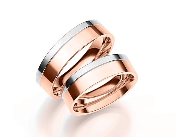 Gulldia Forever Ring Tofarget Rosé 6 mm