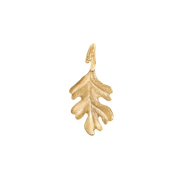 OLE LYNGGAARD COPENHAGEN Pendant Golden Forest Oak Leaf Large