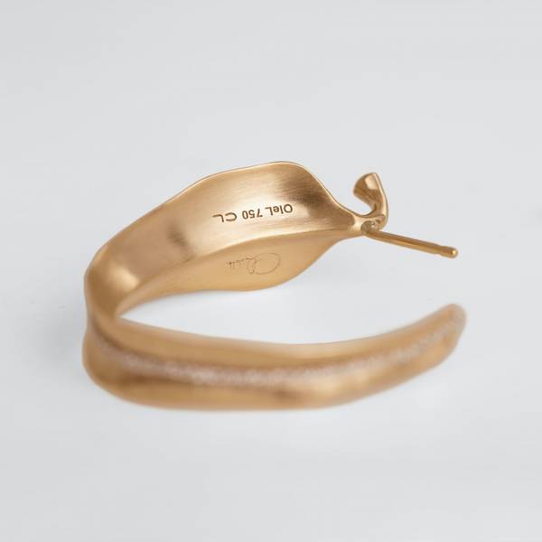 Ole Lynggaard Copenhagen Creol Earrings Leaves Large